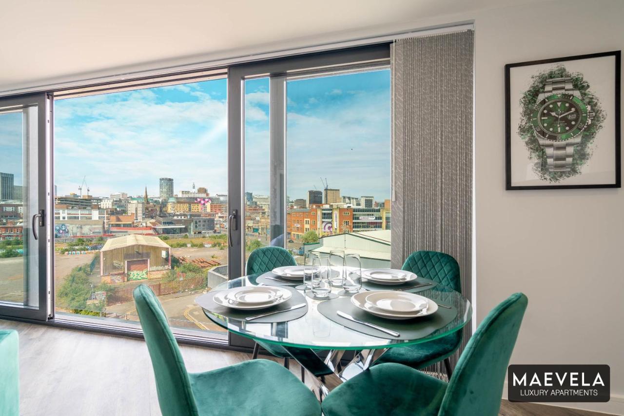 Maevela Apartments - Luxury Top Floor Penthouse - With Parking - 2 Bedroom New Build Apartment ✪ City Centre, Digbeth ✓ With Huge Patio Sliding Doors - City View - Rooftop Terrace - Ps4 & Smart Tv'S Birmingham Bagian luar foto