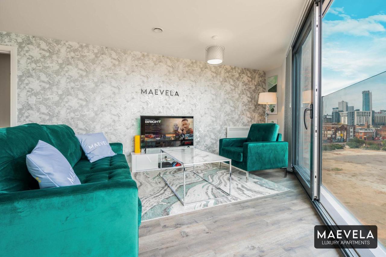 Maevela Apartments - Luxury Top Floor Penthouse - With Parking - 2 Bedroom New Build Apartment ✪ City Centre, Digbeth ✓ With Huge Patio Sliding Doors - City View - Rooftop Terrace - Ps4 & Smart Tv'S Birmingham Bagian luar foto
