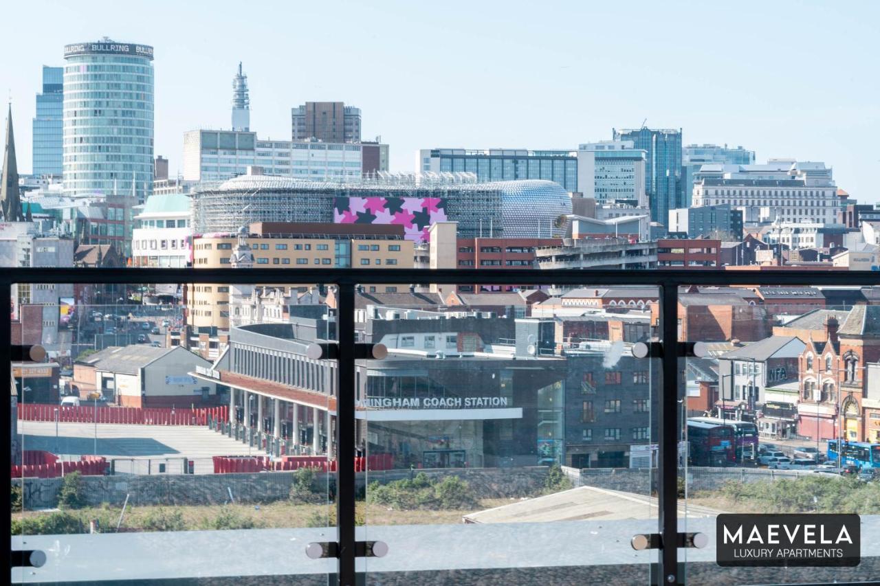Maevela Apartments - Luxury Top Floor Penthouse - With Parking - 2 Bedroom New Build Apartment ✪ City Centre, Digbeth ✓ With Huge Patio Sliding Doors - City View - Rooftop Terrace - Ps4 & Smart Tv'S Birmingham Bagian luar foto